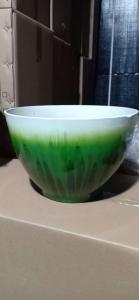 卉吉-简约北欧风格仿水泥树脂花盆  11.5寸草莓盆 水泥灰