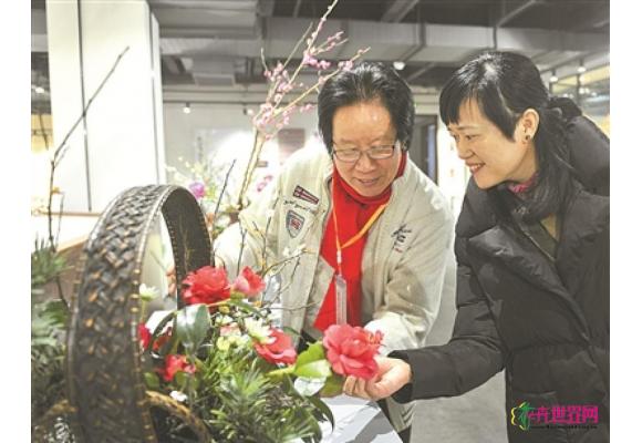 全国插花专家与花艺作品荟萃鄞州