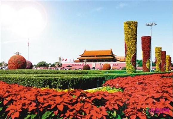 北京:2200万盆鲜花迎国庆 北京:2200万盆鲜花迎国庆