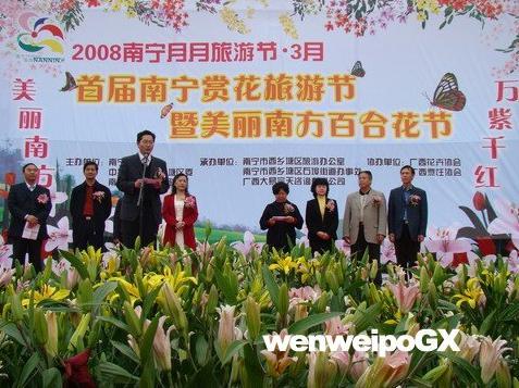 阳春三月，广西南宁鲜花争奇斗妍