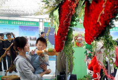 安徽花博会：芜湖花木精彩亮点 受参展客商青睐