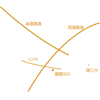 南国花卉园区地图