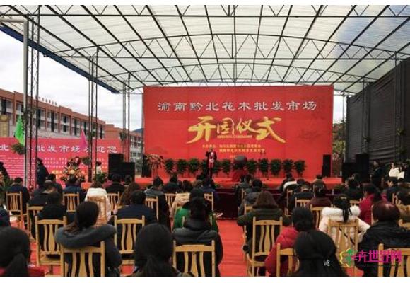 南川“花城”添香 渝南黔北花木批发市场开园