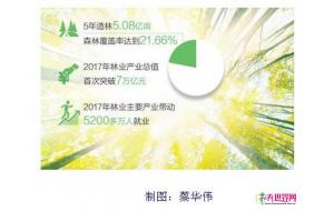 全球森林资源中国增长最多 林业总产值首破7万亿 全球森林资源中国增长最多 林业总产值首破7万亿
