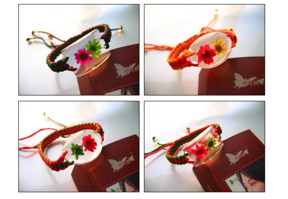 真花工艺品的制作