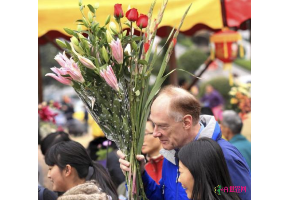 辽宁鞍山:花市旺销 鲜花价格涨三成 辽宁鞍山:花市旺销 鲜花价格涨三成
