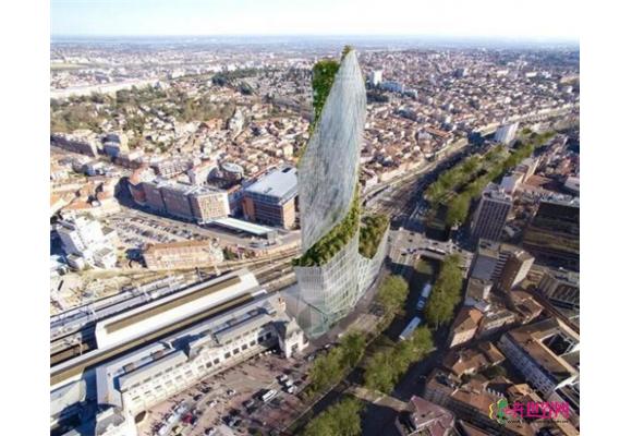 高级版的“垂直森林” 法国图卢兹市将建一座花园塔 高级版的“垂直森林” 法国图卢兹市将建一座花园塔